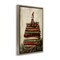 Stupell Industries Christmas Elf Bookstack Floating Frame, design by Petal Prints Design